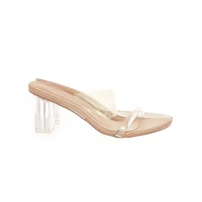 Højhælede sandaler (Beige, Transparent) fra Fashion
