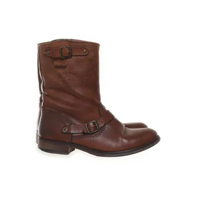 Enkellaarzen (Bruin) van Tommy Hilfiger Denim Leer