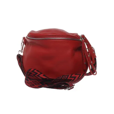 Axelremsväska (Röd, Svart) från vera pelle Skinn