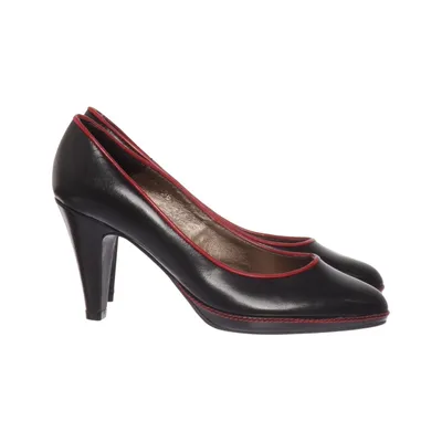 Escarpins (Noir, Rouge) de Penelope Cuir