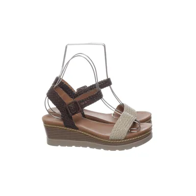 Chaussure compensées (Marron, Beige) de Bata
