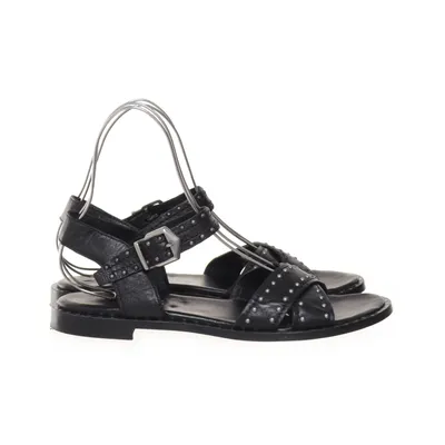 Sandalen (Zwart) van Mjus Leer