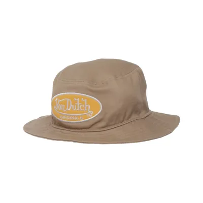 Buckethatt (Beige) från Von Dutch Bomull
