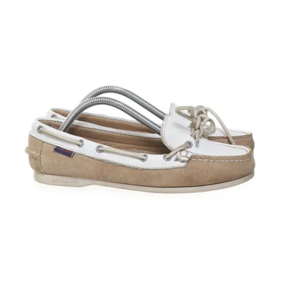 Boat shoes (White, Beige) from Serago