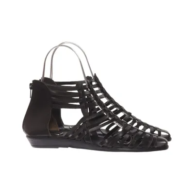Sandales gladiateur (Noir) de College Cuir