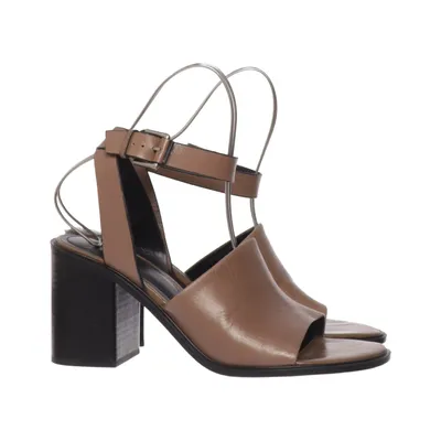 Højhælede sandaler (Brun) fra Zara