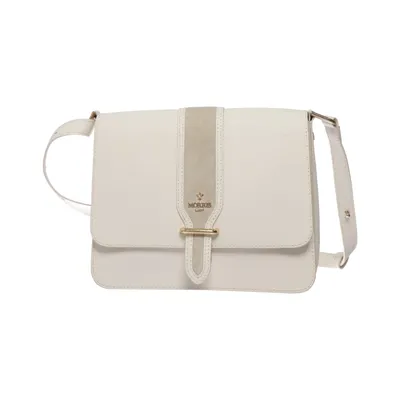 Sac à bandoulière (Blanc, Beige) de Morris Lady