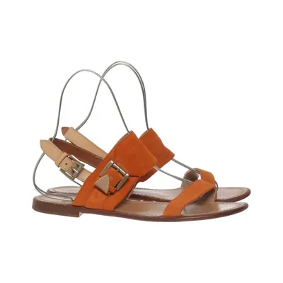 Sandaler (Orange) fra Blankens Læder