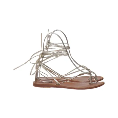 Sandales (Argent, Marron) de Viva Cuir