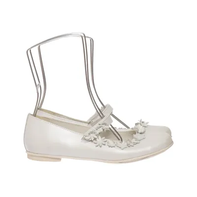 Ballet flats (White) from Primigi Leather