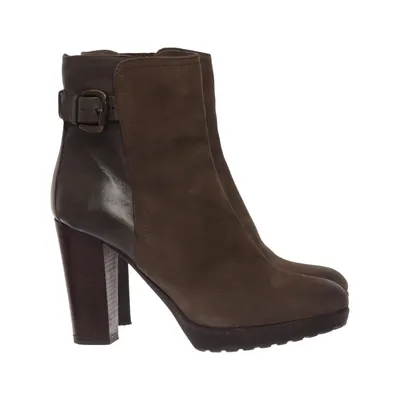 Heeled boots (Brown) from Progetto