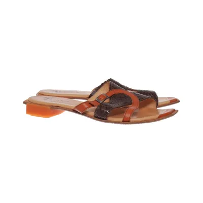 Slip-ins (Bruin, Oranje) van Think! Leer