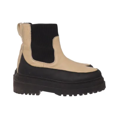 Chelsea boots (Beige, Sort) fra Selected Femme