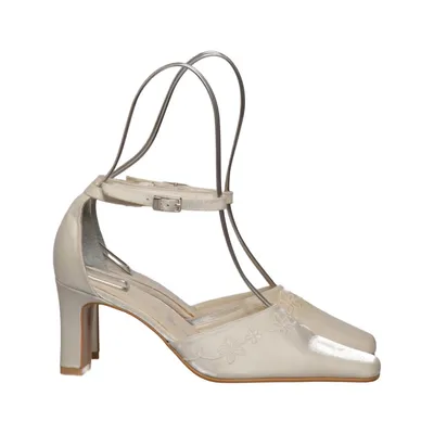 Sandales à talons hauts (Blanc) de Ivory Cuir