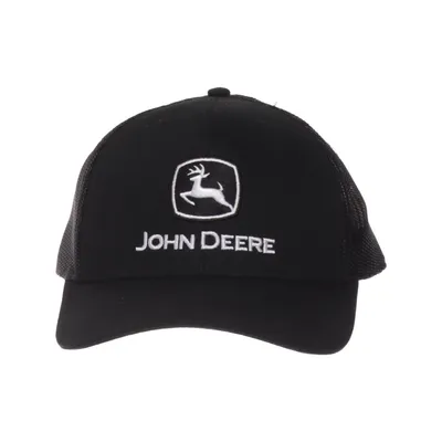 Casquette de camionneur (Noir) de John Deere Coton, Polyester