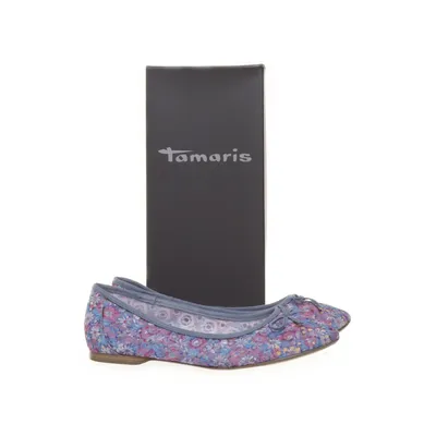 Ballet flats (Blue, Multicolored) from Tamaris Leather