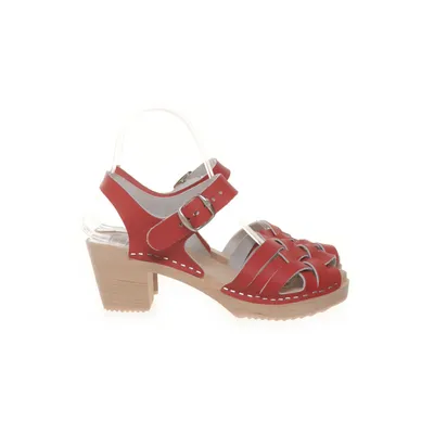 Träskor (Röd) från Swedish Clogs Skinn