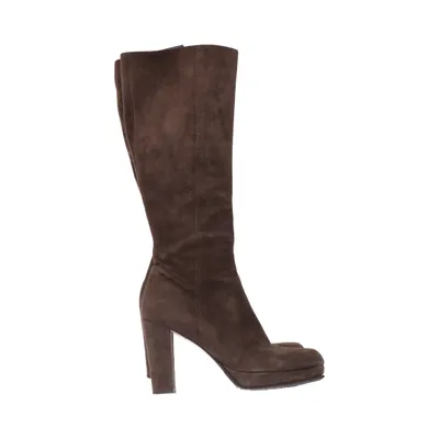 Bottes (Marron) de Angela C Cuir