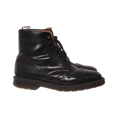 Bottes à lacets (Noir) de Solovair Cuir