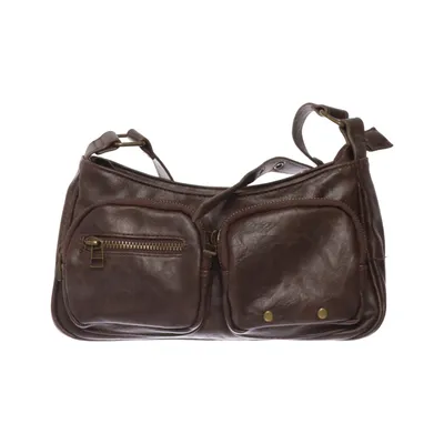 Shoulder-bag (Brown) from Soya Fashion Polyester, Polyurethane