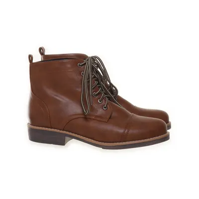 Laced boots (Brown) from Ahongm Fashion