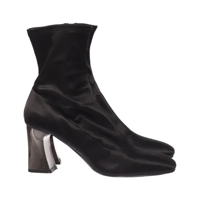 Heeled boots (Black) from NA-KD