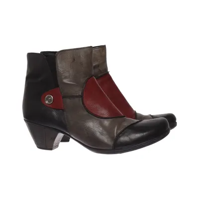 Ankle boots (Black, Gray, Red) from Rieker Antistress Leather