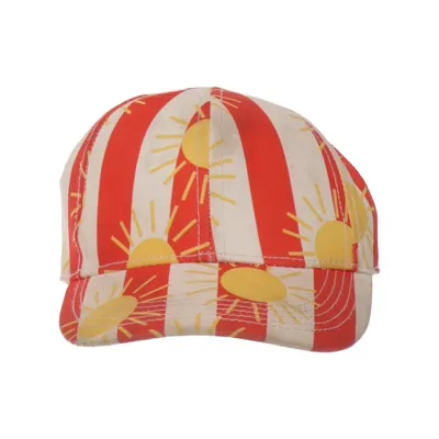 Baseballkeps (Röd, Vit, Gul) från Mini Rodini Återvunnen polyester
