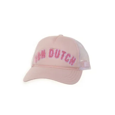 Truckerkeps (Rosa, Vit) från Von Dutch Bomull, Polyester