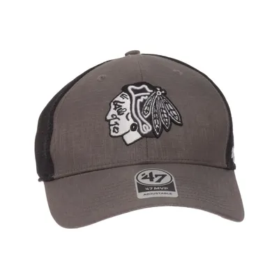 Casquette de baseball (Gris, Noir) de 47 Brand Polyester