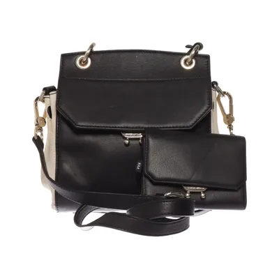 Shoulder-bag (Black, Beige) from Karen Millen Leather