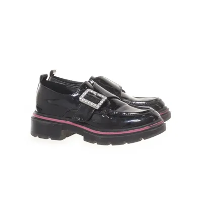 Loafers (Zwart, Roze) van Graceland
