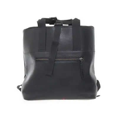 Ryggsäck (Svart) från Zign Bomull, Skinn