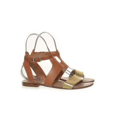 Sandaler (Brun, Guldfärgad) från Blankens Skinn