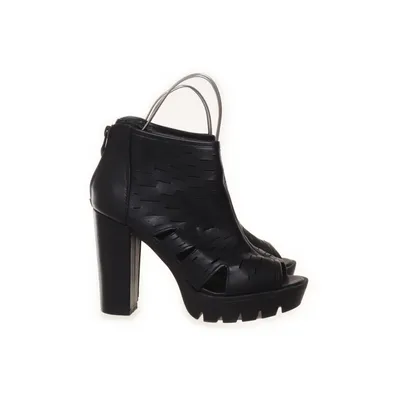 Heeled boots (Black) from Tulipano Faux leather