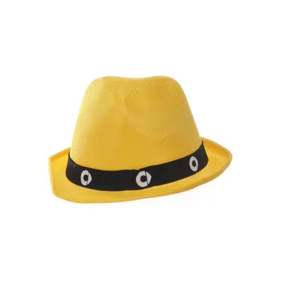 Fedora hoed (Geel)