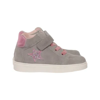 LED sneakers (Grijs, Roze) van Richter Leer