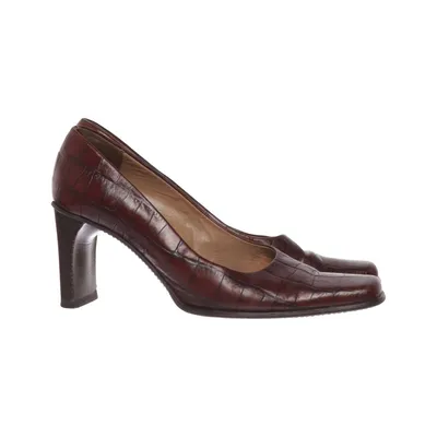Pumps (Brown) from Mazetti Leather