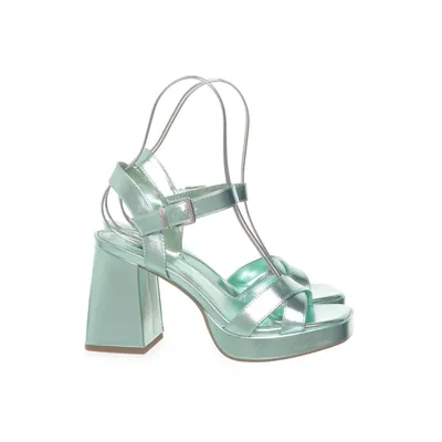 High heel sandals (Green) from Oxmox