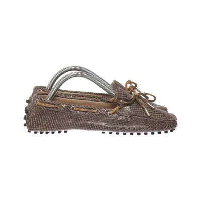 Bottines en daim (Gommino) de Tod's Cuir