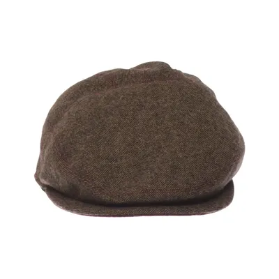 Platte pet (Bruin) van Engelsons Katoen, Polyester, Wol
