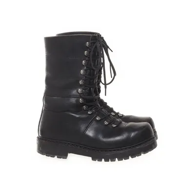Laced boots (Black) from Steinkogler