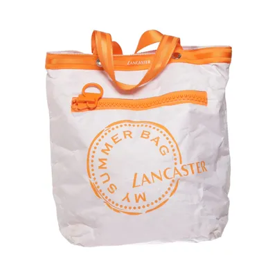 Beach bag (White, Orange) from Lancaster