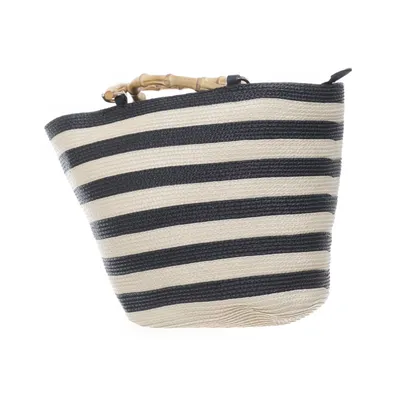 Sac de plage (Noir, Beige) de Pieces