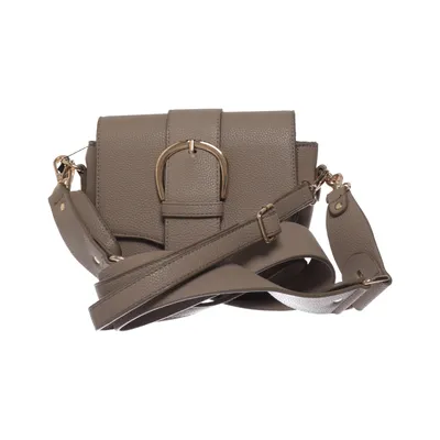Shoulder-bag (Gray) from Don Donna Polyester, Polyurethane