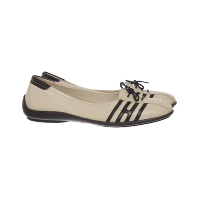 Ballerinasko (Beige, Sort) fra Ecco Læder