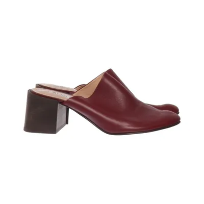 Mules (Red) from Acne Studios Leather