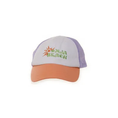 Trucker cap (Purple, White, Orange) from Zara