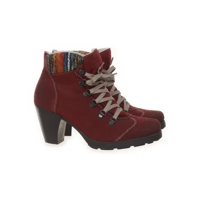 Heeled boots (Red, Multicolored) from Rieker