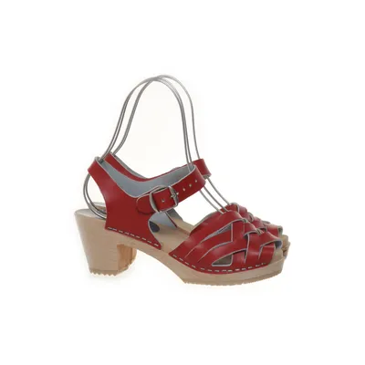 Träskor (Röd) från Swedish Clogs Skinn